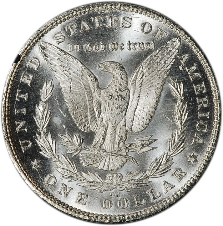 1881 CC US Morgan Silver Dollar $1   GSA Holder   Uncirculated Grade 