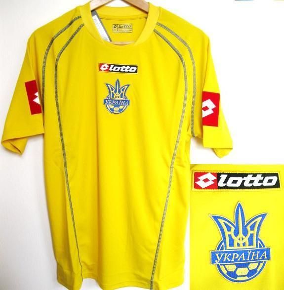   UKRAINE HOME 2005/2006 FOOTBALL SOCCER JERSEY TRIKOT MAILLOT  