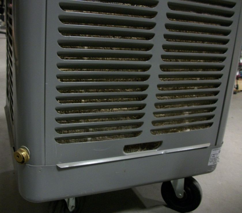   evaporative cooler takes two hookups electricity & a garden hose