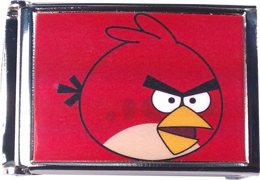 Red Angry Bird Buckle/Bottle Opener and Web Belt (PICK A BELT COLOR 