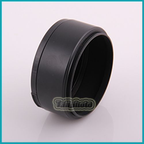 72mm Standard Metal Lens Hood for Canon Nikon Sony Pentax + Lens cap 