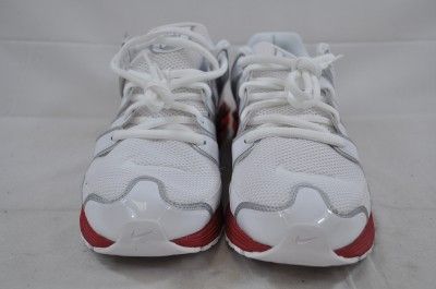 NIKE Shox AIR LUNAR NZ 429876 100 WHITE VARSITY RED RETAIL $150  