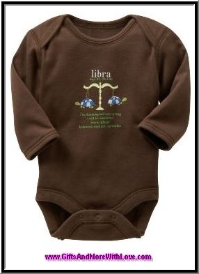 Baby Gap NWT LIBRA ZODIAC SIGN BODYSUIT ONESIE 12 18 m  